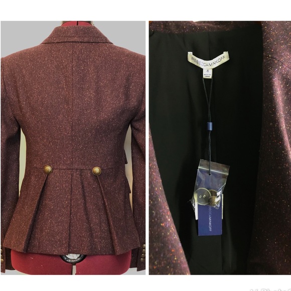 Rebecca Minkoff Nevin Wool Jacket / Blazer - Picture 11 of 14